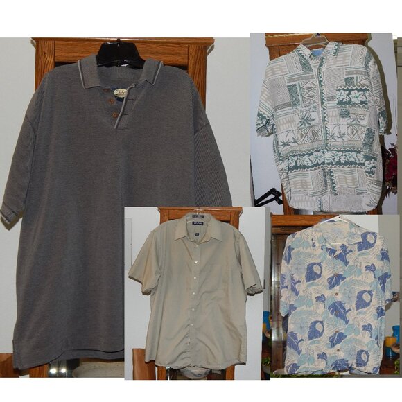 Tommy Bahama Other - 4 Shirts TOMMY BAHAMA Bugle Boy PURITAN M 16 1/2 Hawaiian